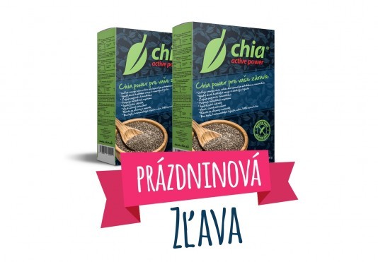 Prázdninová zľava na chia semienka