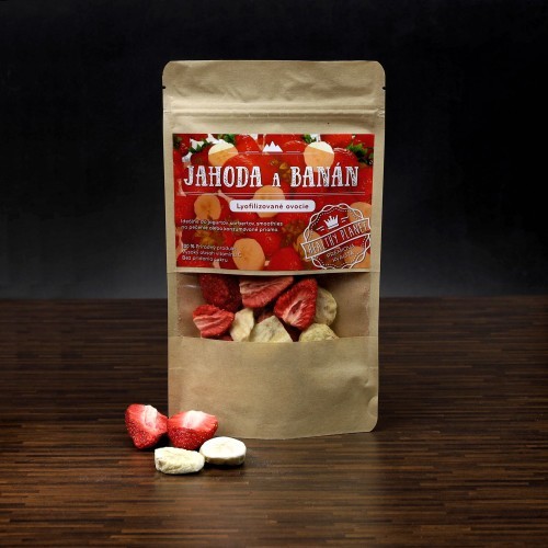 MRAZOM SUŠENÝ MIX JAHODA, BANÁN 20G.
