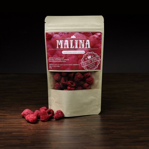 MRAZOM SUŠENÁ MALINA 100g.