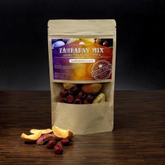 MRAZOM SUŠENÝ ZÁHRADNÝ MIX SLIVKA, MARHUĽA, VIŠŇA 100G.
